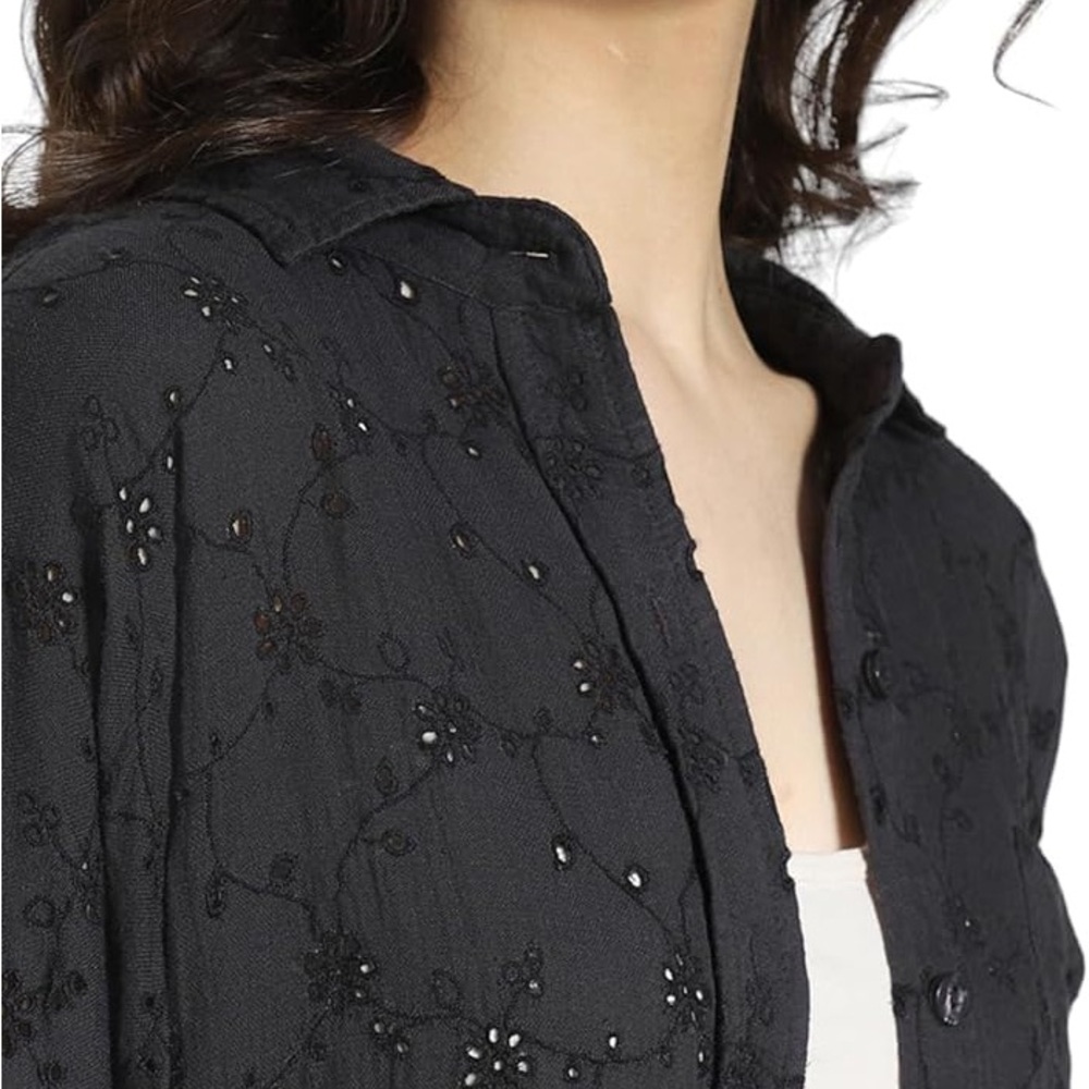 Ae Go Big Oversized Button Down / Button Up - image 1